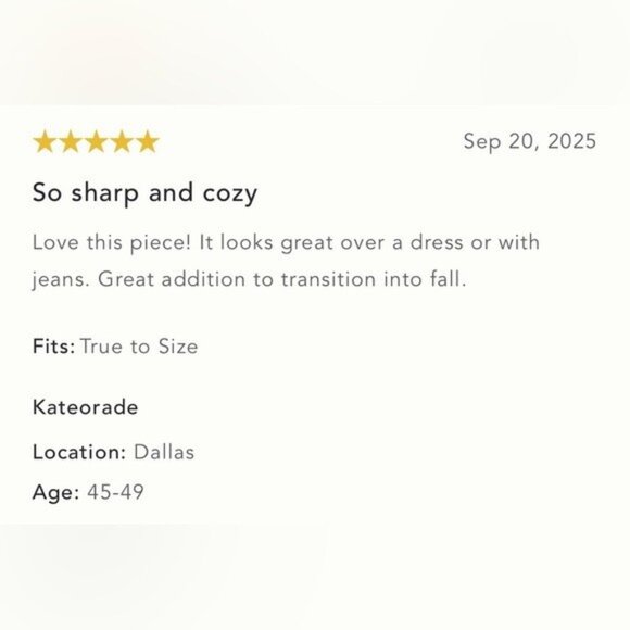 NWT Size SP - NVLT Knit Topstitch Jacket - Picture 6 of 16